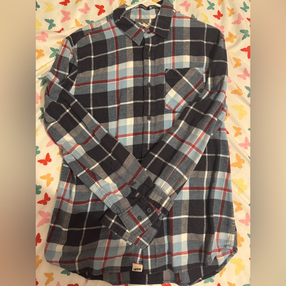 Vans Black and Blue Flannel